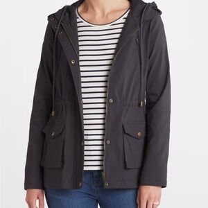 Eden Society Holly Contrast Hooded Cargo Jacket